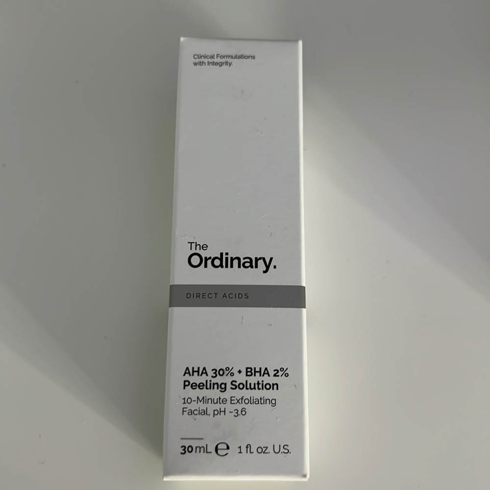 The Ordinary AHA 30% + BHA 2% Peeling Solution